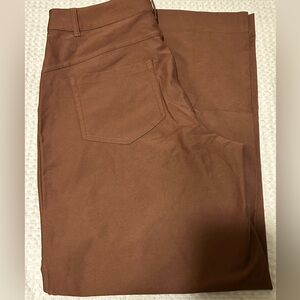 Lululemon City Sleek Wide Leg Pant Brown Size 31